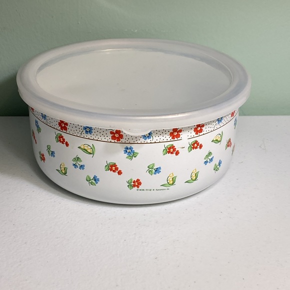 Vintage M Kamenstein Inc Enamelware Nesting Bowls - Picture 7 of 10